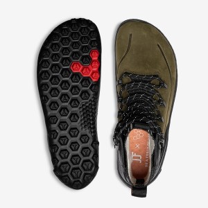 Dark Olive Vivobarefoot Tracker Decon Fg2 Jjf Women's Hiking Shoes | 295743MSI