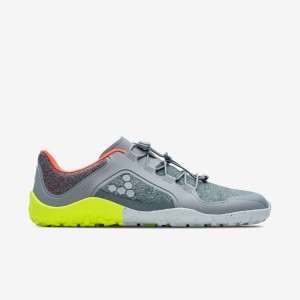 Grey Vivobarefoot Primus Trail Iii All Weather Fg Men's Trail Running Shoes | 610534VHZ