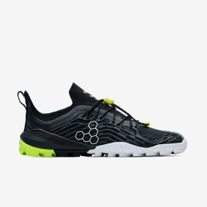 Obsidian / Yellow Vivobarefoot Hydra Esc Women's Training Shoes | 083451FIT