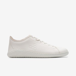 White Vivobarefoot Geo Court Iii Men's Lifestyle Shoes | 045768UDA