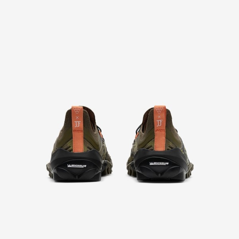 Dark Olive Vivobarefoot Hydra Esc Jjf Women's Hiking Shoes | 034196IWT