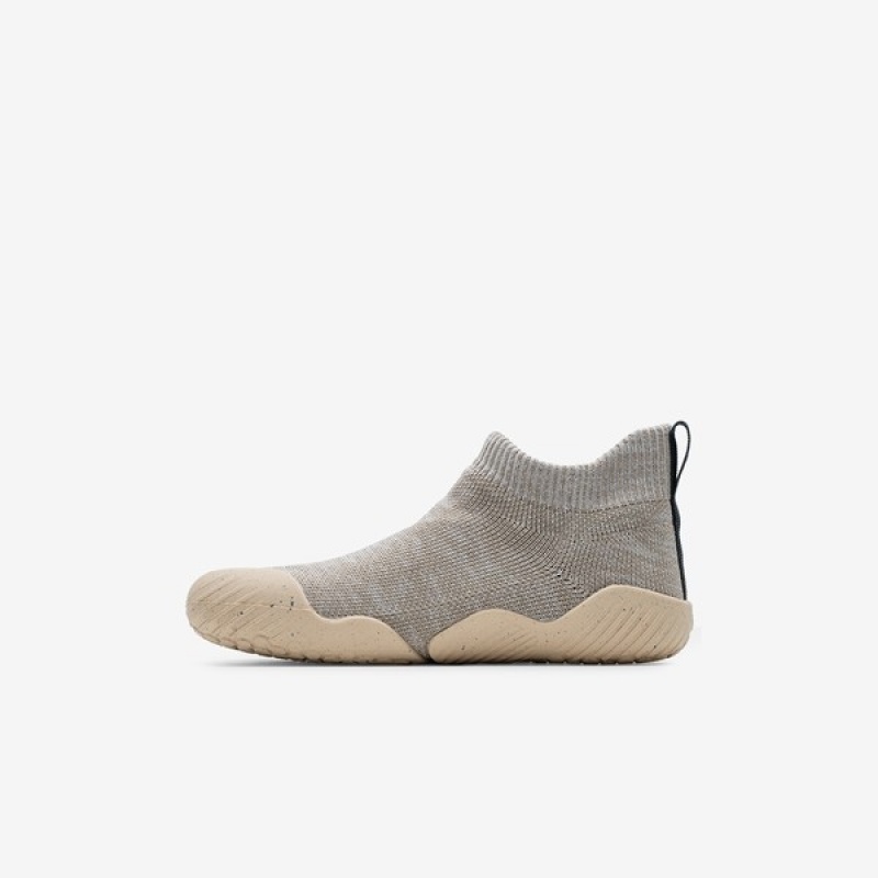 Grey Vivobarefoot Pluma Knit Kids | 031248QIS