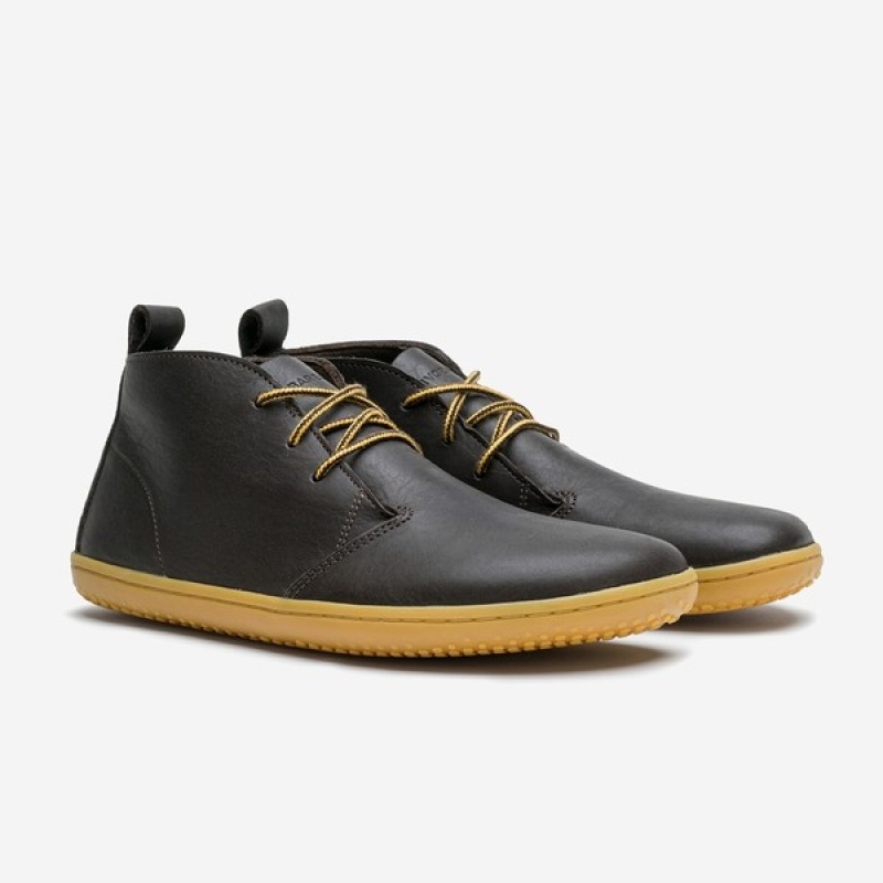 Obsidian Vivobarefoot Preorder 'gobi Iv' Men's Lifestyle Shoes | 134256VUM