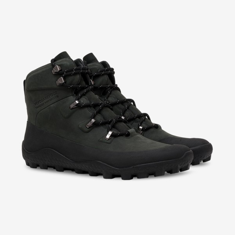 Obsidian Vivobarefoot Tracker Winter Sg Women's Hiking Shoes | 379841XQT