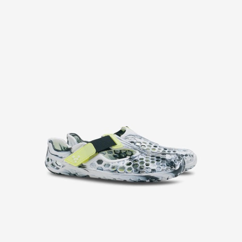 Obsidian / White Vivobarefoot Ultra Bloom Kids | 715832EWU