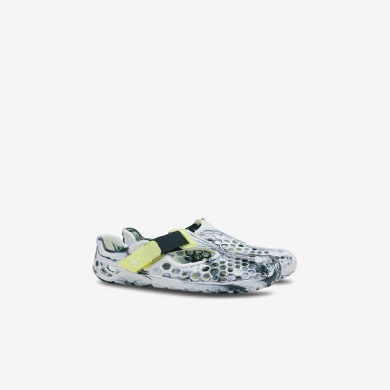 Obsidian / White Vivobarefoot Ultra Bloom Kids | 849051TEB