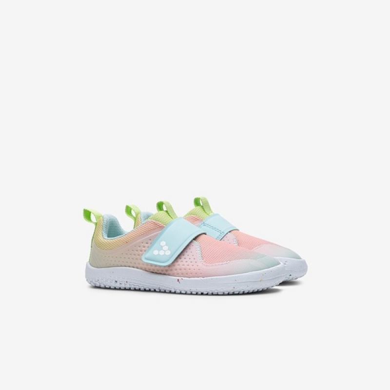 Pink / Blue Vivobarefoot Primus Sport Iii Kids | 736105VCS