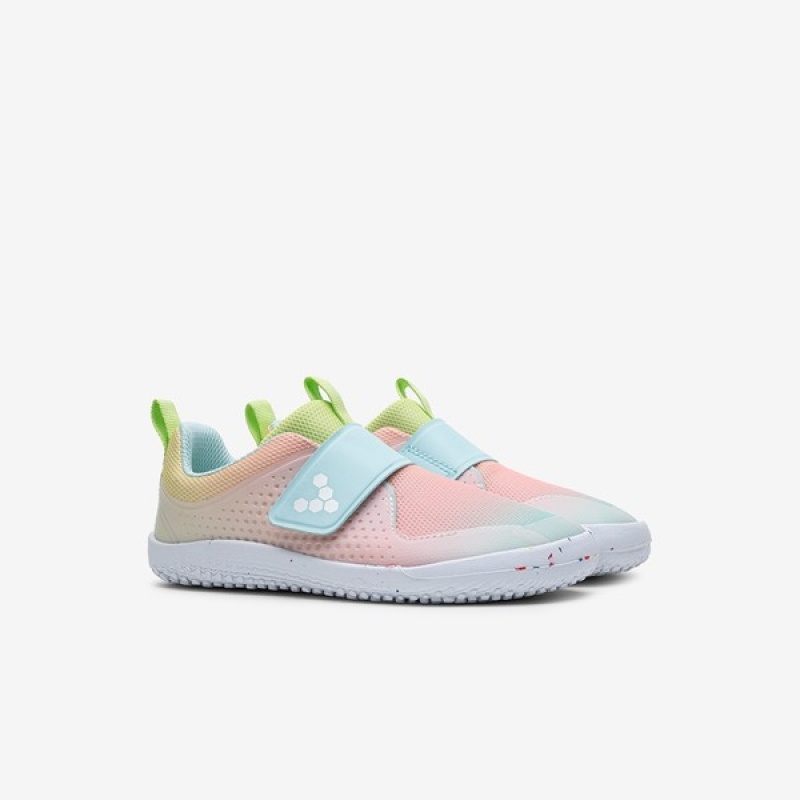 Pink / Blue Vivobarefoot Primus Sport Iii Kids | 748205AUC