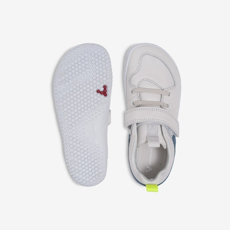 White Vivobarefoot Primus Ludo Kids | 695738MPG