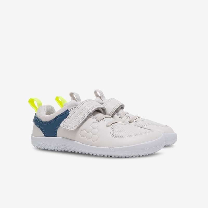 White Vivobarefoot Primus Ludo Kids | 695738MPG